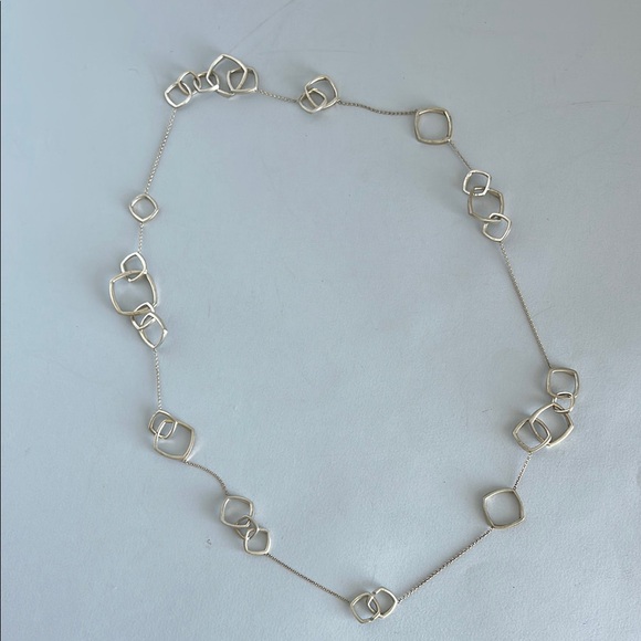 SOLD Tiffany & Co. Frank Gehry Torque Necklace Approx 32” - Picture 2 of 6